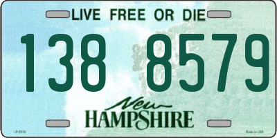NH license plate 1388579