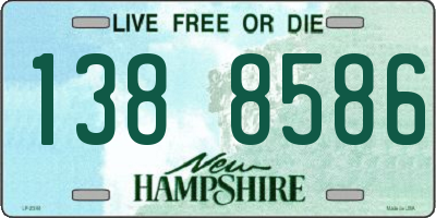 NH license plate 1388586