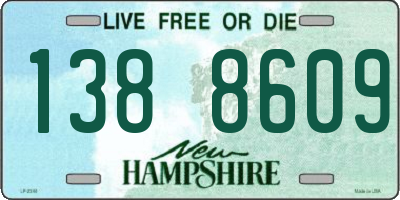 NH license plate 1388609