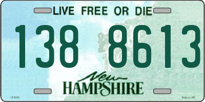 NH license plate 1388613