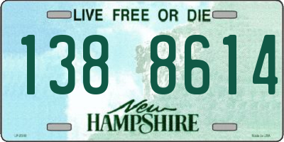 NH license plate 1388614