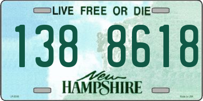 NH license plate 1388618