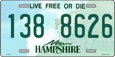 NH license plate 1388626