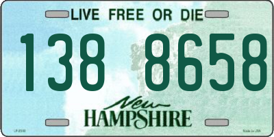 NH license plate 1388658