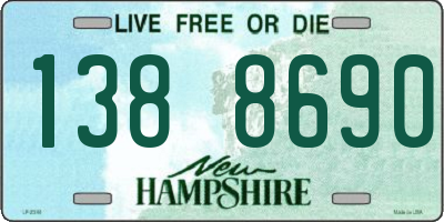 NH license plate 1388690
