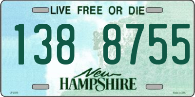 NH license plate 1388755