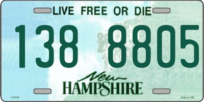 NH license plate 1388805
