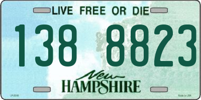 NH license plate 1388823