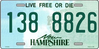 NH license plate 1388826