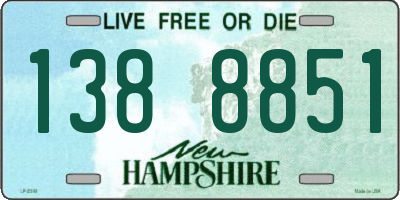NH license plate 1388851