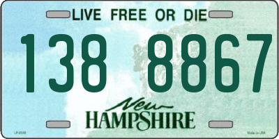 NH license plate 1388867