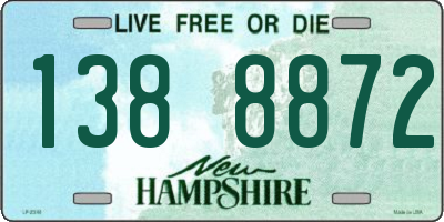 NH license plate 1388872