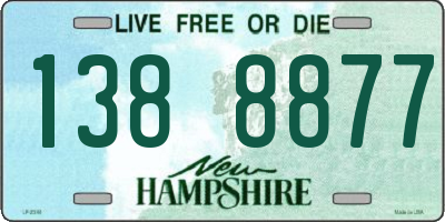 NH license plate 1388877