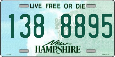 NH license plate 1388895