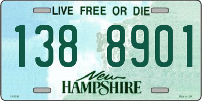 NH license plate 1388901