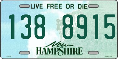 NH license plate 1388915