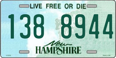 NH license plate 1388944