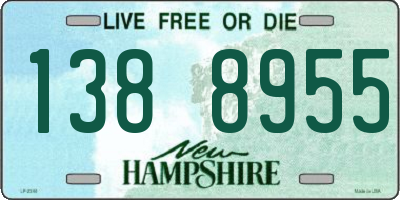 NH license plate 1388955