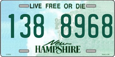 NH license plate 1388968