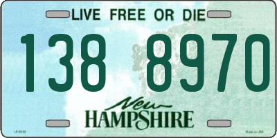 NH license plate 1388970