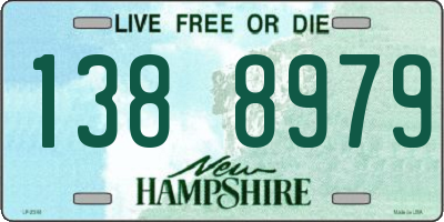 NH license plate 1388979