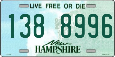 NH license plate 1388996
