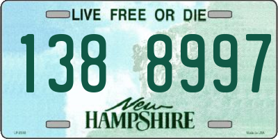 NH license plate 1388997