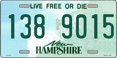 NH license plate 1389015