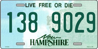 NH license plate 1389029