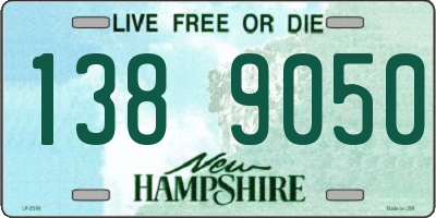 NH license plate 1389050