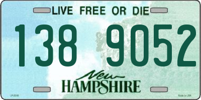 NH license plate 1389052