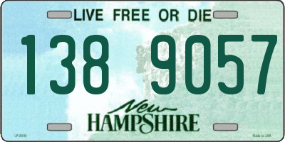 NH license plate 1389057