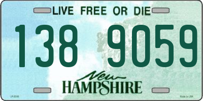 NH license plate 1389059