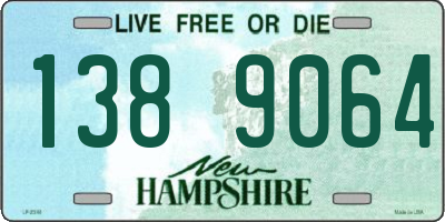NH license plate 1389064