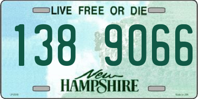 NH license plate 1389066