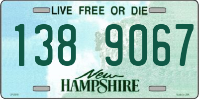 NH license plate 1389067