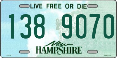 NH license plate 1389070