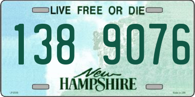 NH license plate 1389076