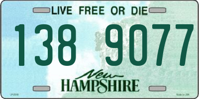 NH license plate 1389077