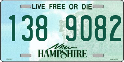 NH license plate 1389082