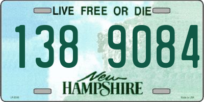 NH license plate 1389084
