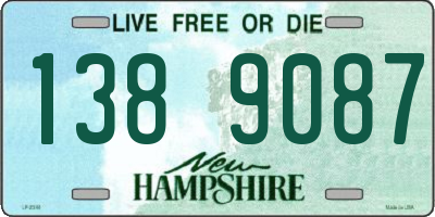 NH license plate 1389087