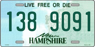NH license plate 1389091