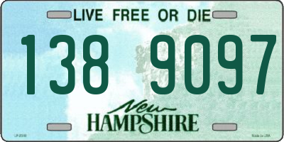NH license plate 1389097