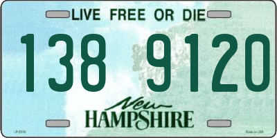 NH license plate 1389120