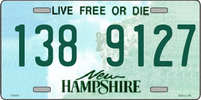 NH license plate 1389127