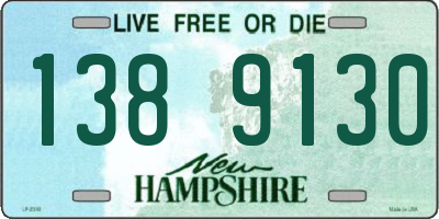 NH license plate 1389130