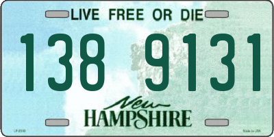 NH license plate 1389131