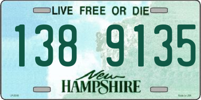NH license plate 1389135