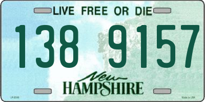 NH license plate 1389157